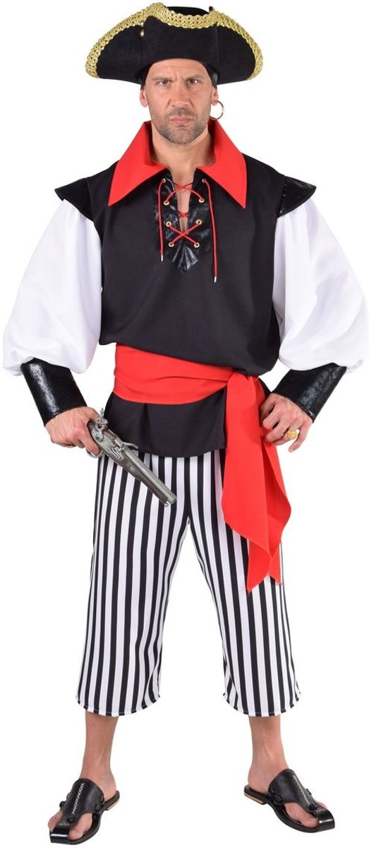 Piraat & Viking Kostuum | Klaar Om Te Enteren Golf Van Biskaje | Man | Extra Small | Carnaval kostuum | Verkleedkleding